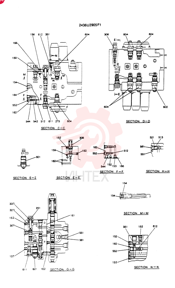 CONTROL VALVE 2436U2905F1 (1)