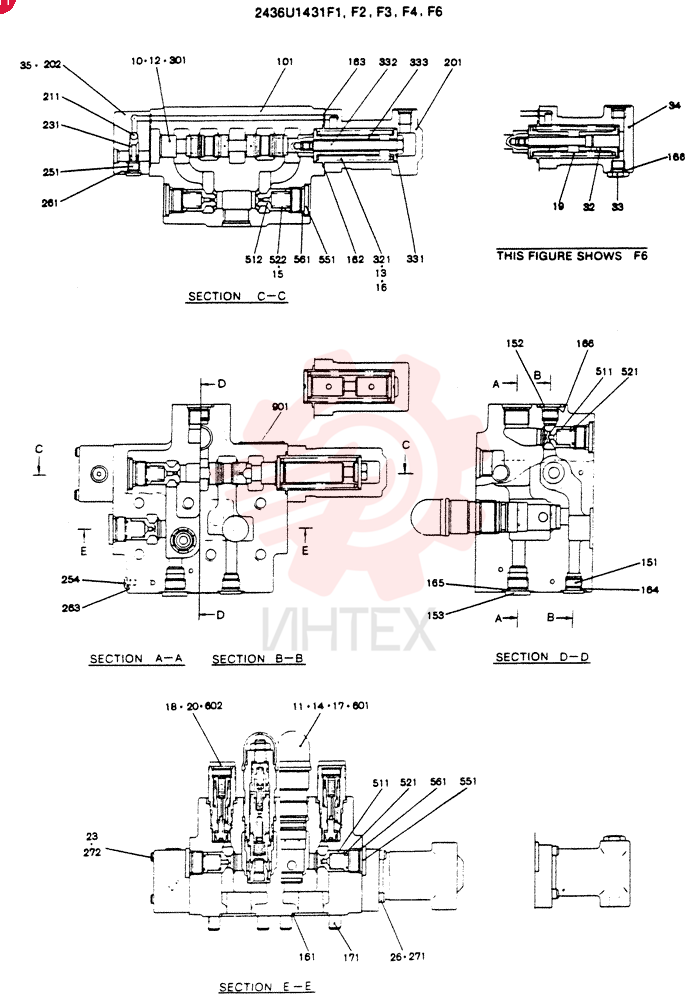 CONTROL VALVE 2436U1431F1