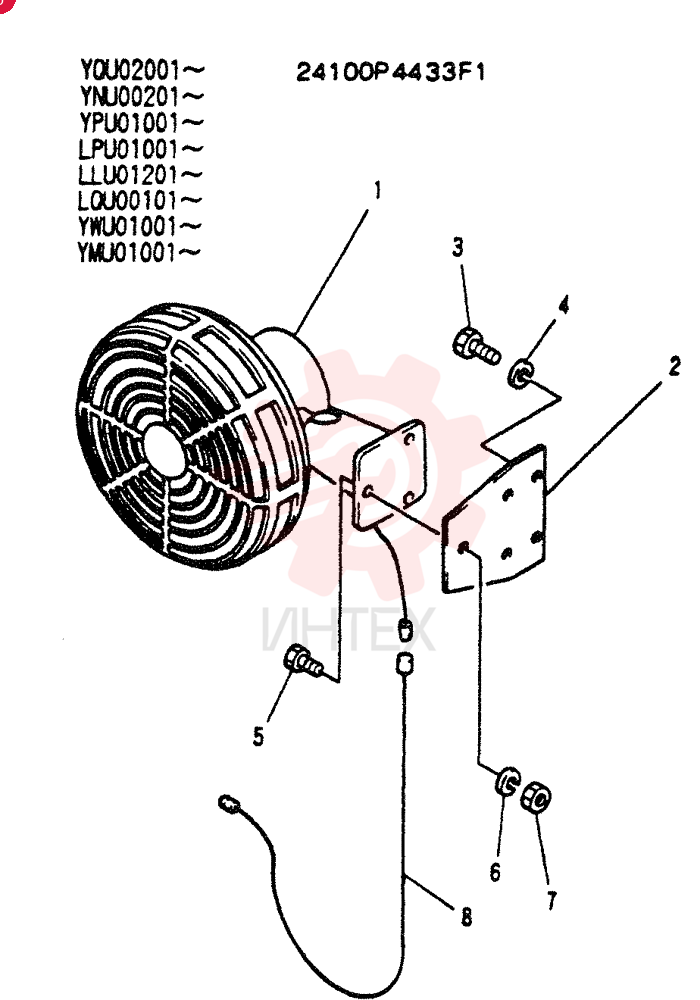 FAN INSTAL 24100P4433F1