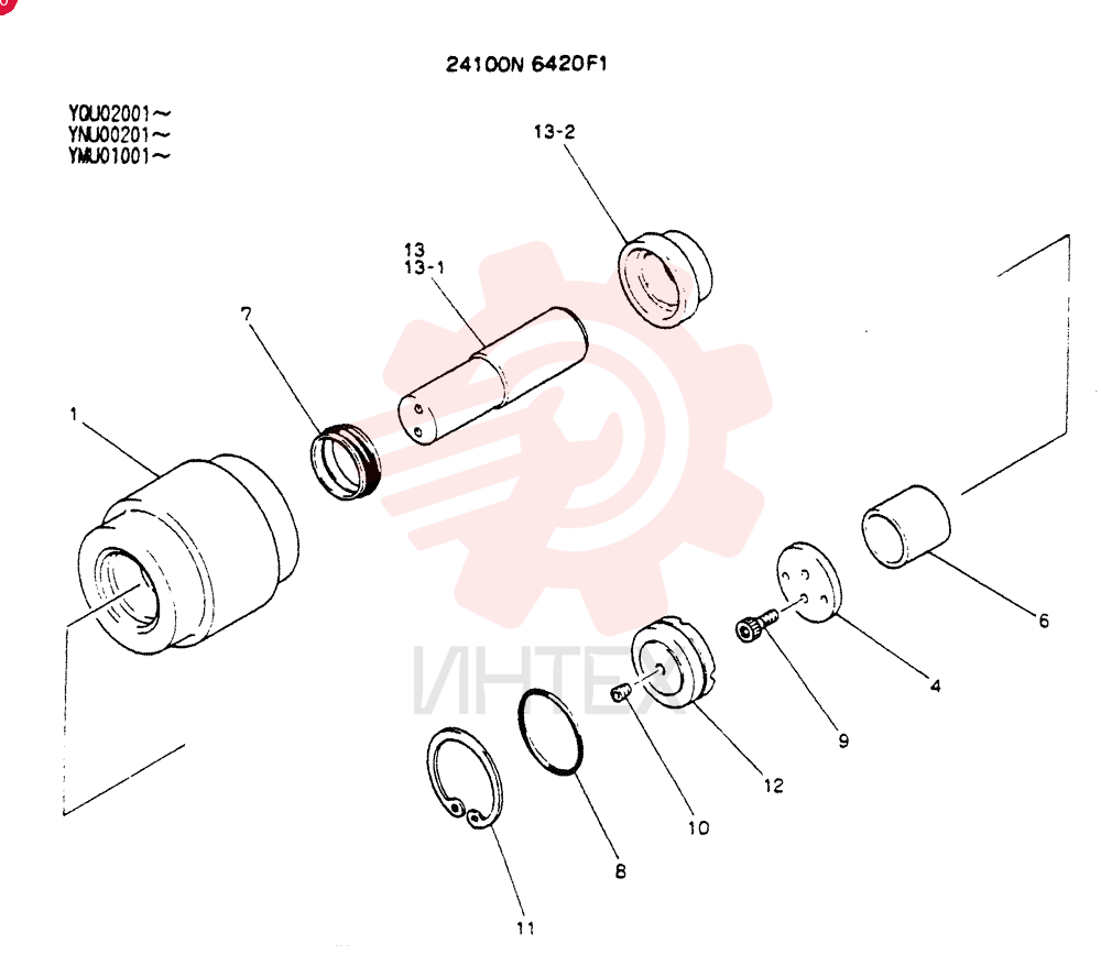 TRACK ROLLER 24100N6420F1