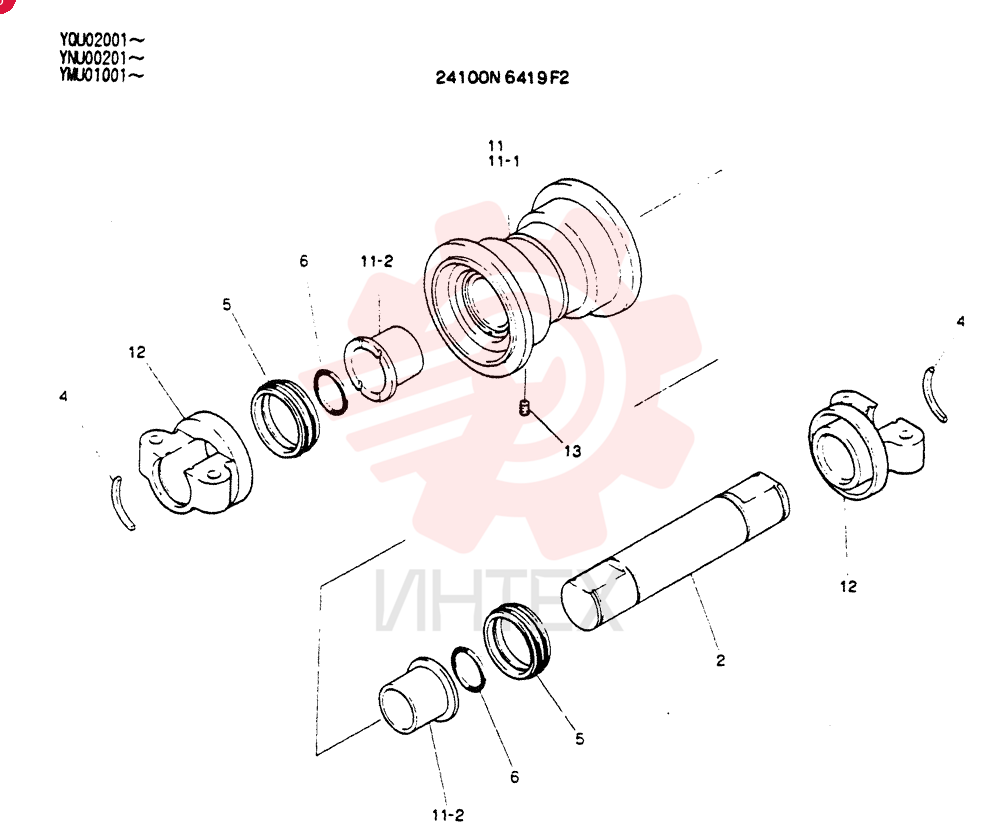 TRACK ROLLER 24100N6419F2