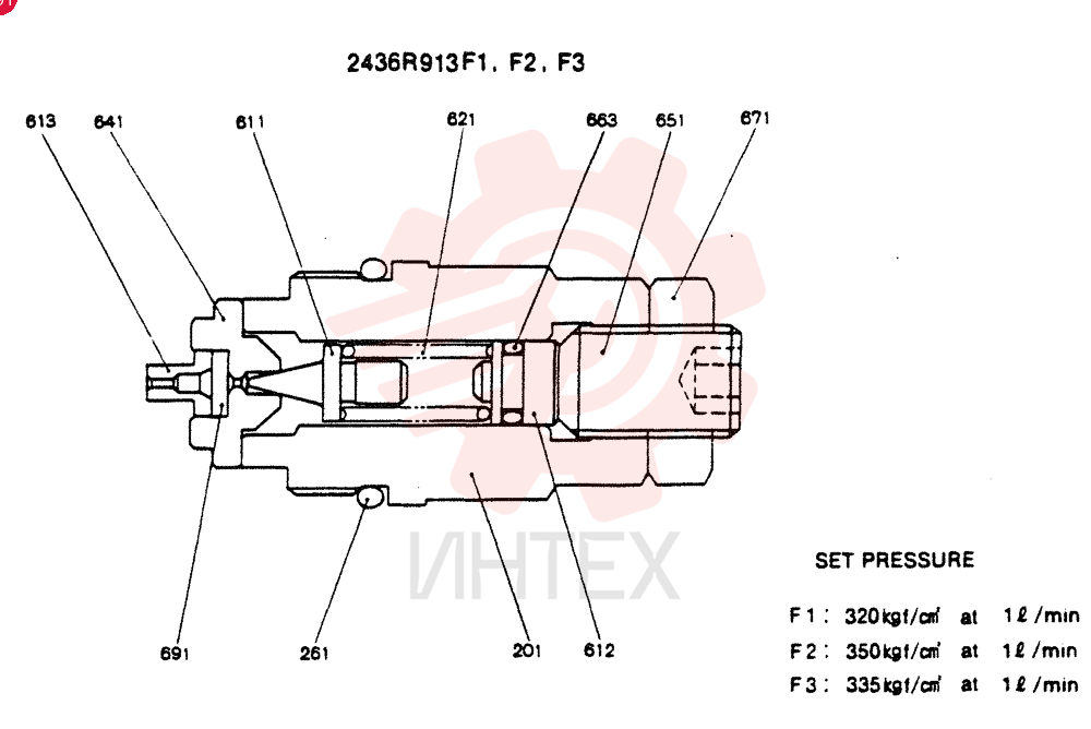 VALVE 2436R913F1