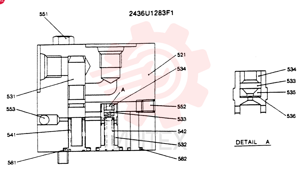VALVE PRESSURE RELIE 2436U1283F1
