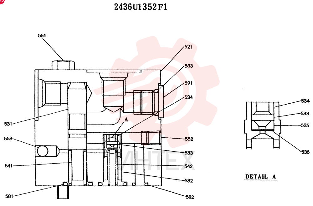 BRAKE VALVE 2436U1352F1