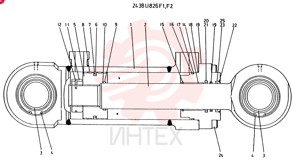 CYLINDER, DUMP 2438U826F1