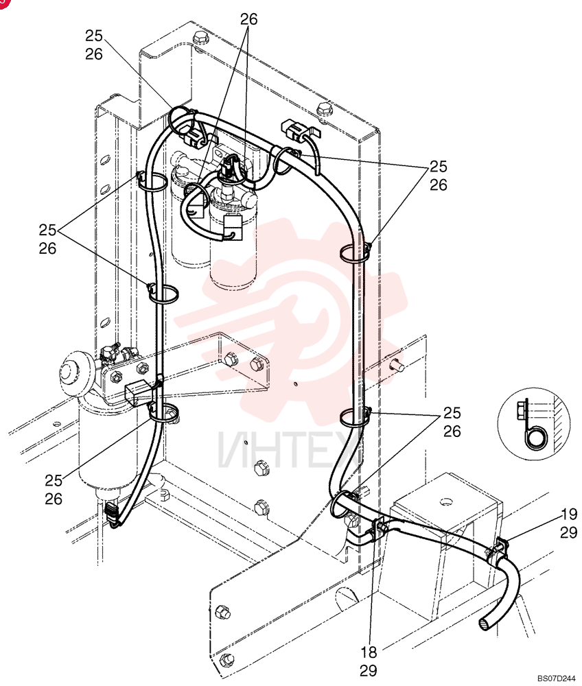 CLIP EW02E01015D6