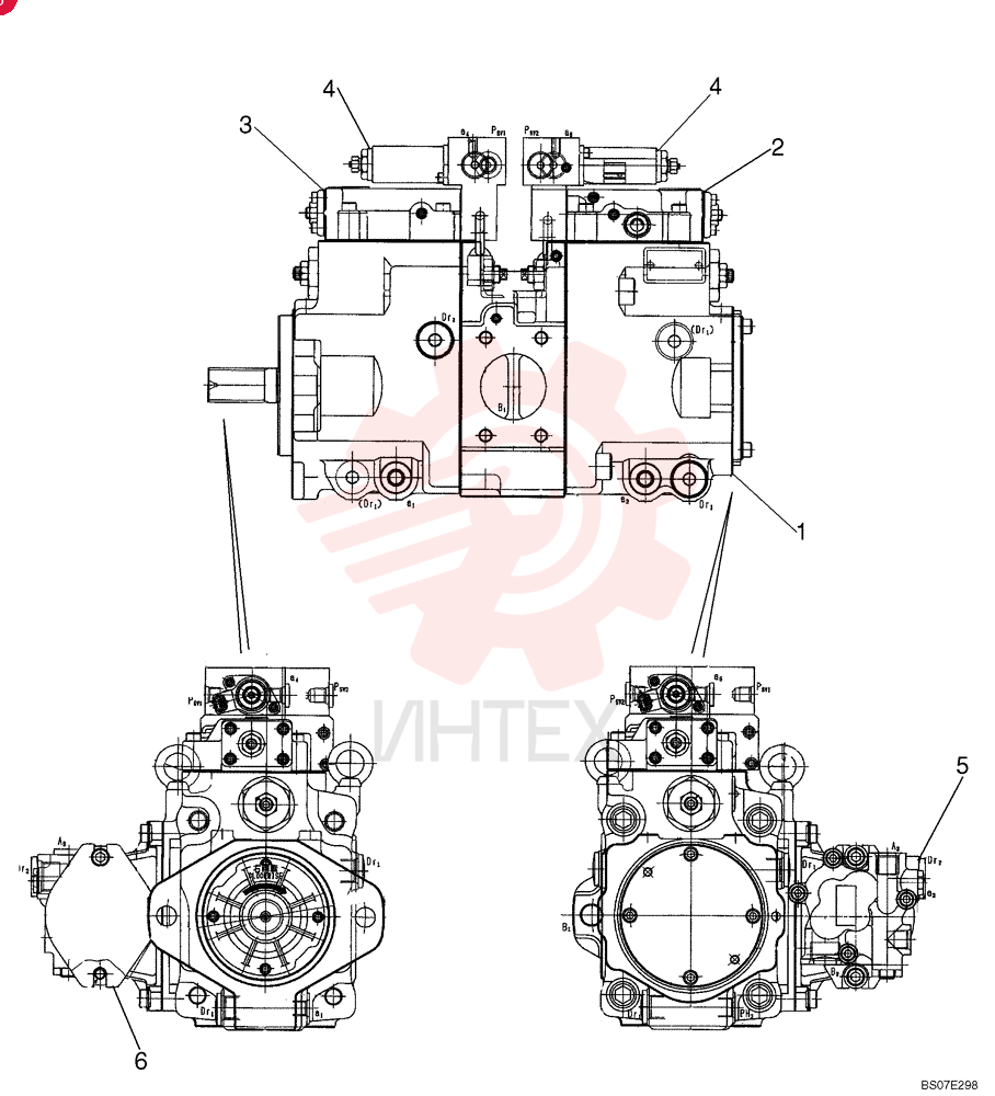 HYDRAULIC PUMP YM10V00005F1