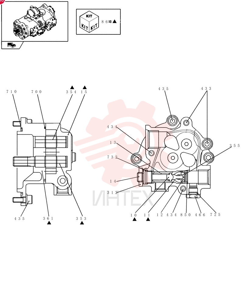 HYDRAULIC PUMP YX10V00004F3