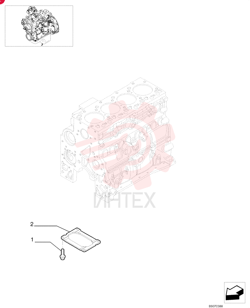 SCREW,Hex Flg, M10 x 1.5 x 25
