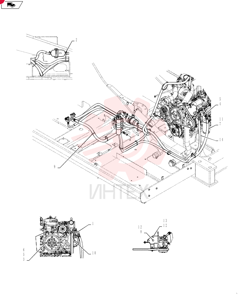 BELT, TRANSMISSION 87633126 (2)