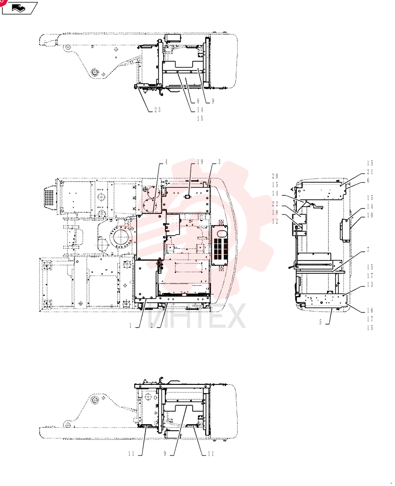 COVER ASSY YM21C01309F1