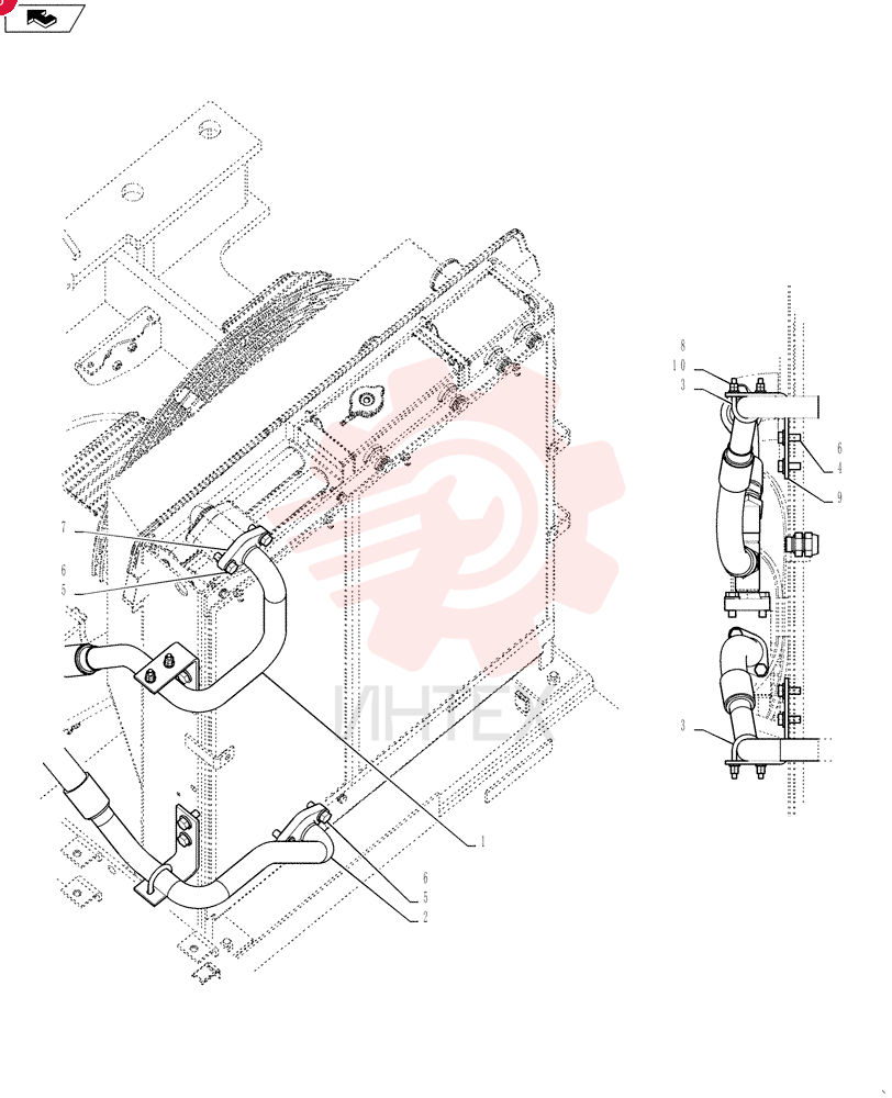 FLEXIBLE HOSE 87386095