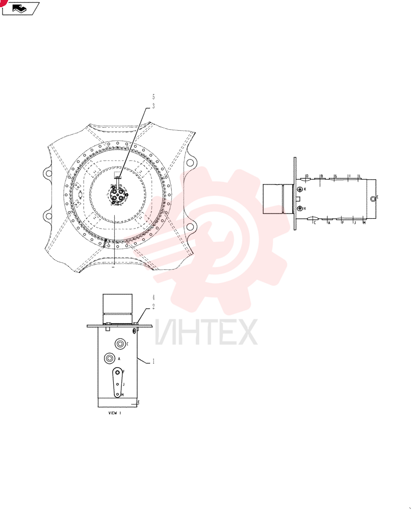 HYDRAULIC SWIVEL 24100J20523F3