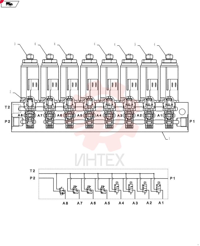 HYDRAULIC VALVE YN35V00047F2 (2)