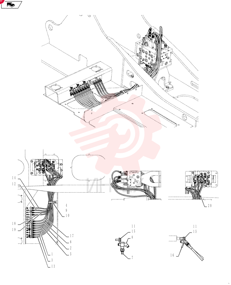 FLEXIBLE HOSE 87531068