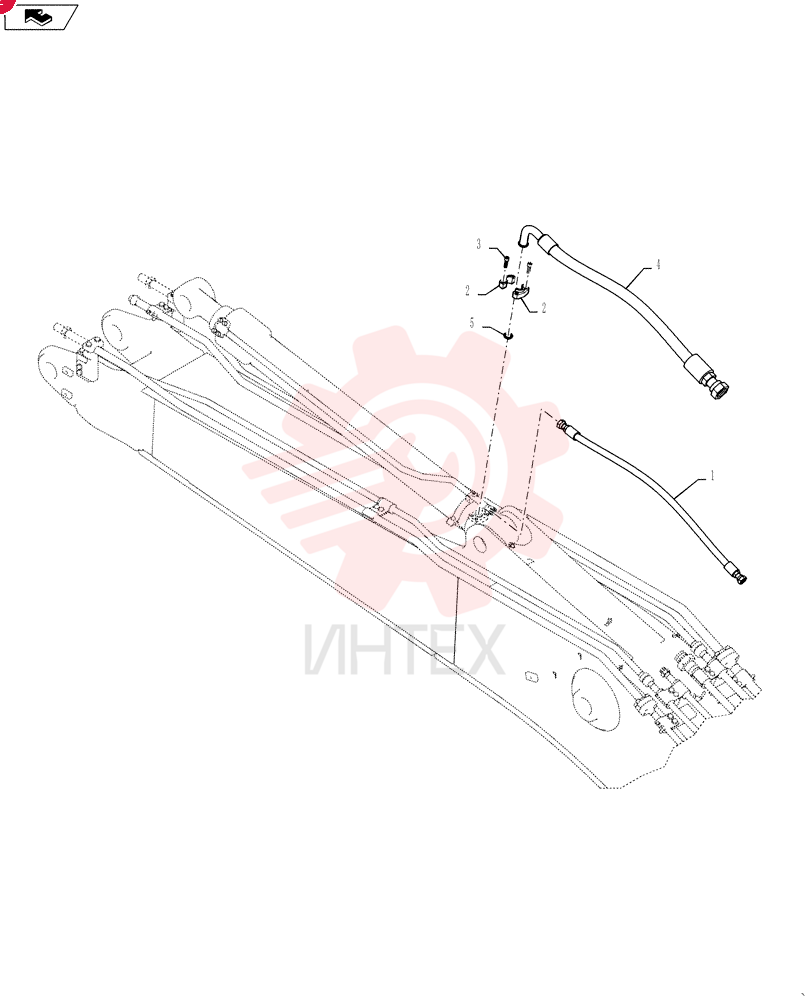 FLEXIBLE HOSE YB42H01278D1