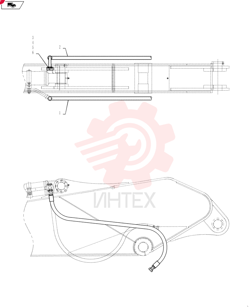 HYDRAULIC HOSE ZX50H12160
