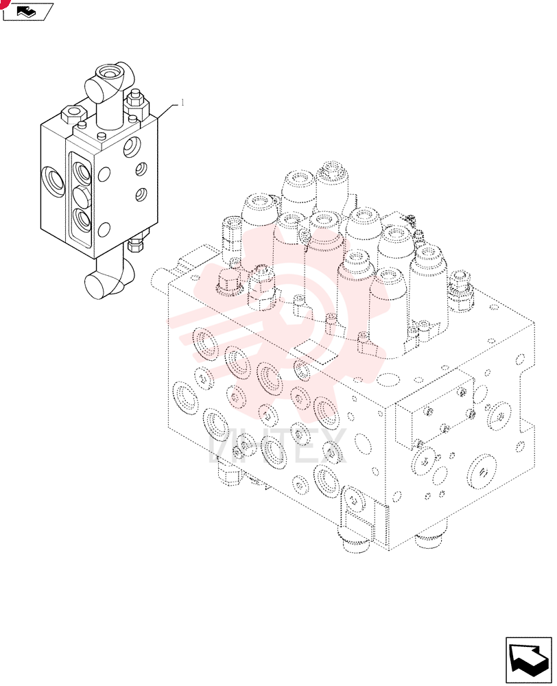 HYDRAULIC VALVE 87386068 (1)