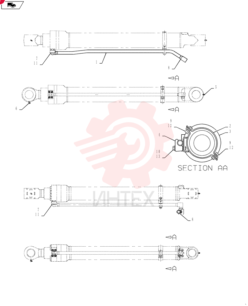 TUBE,1214, 81 mm L