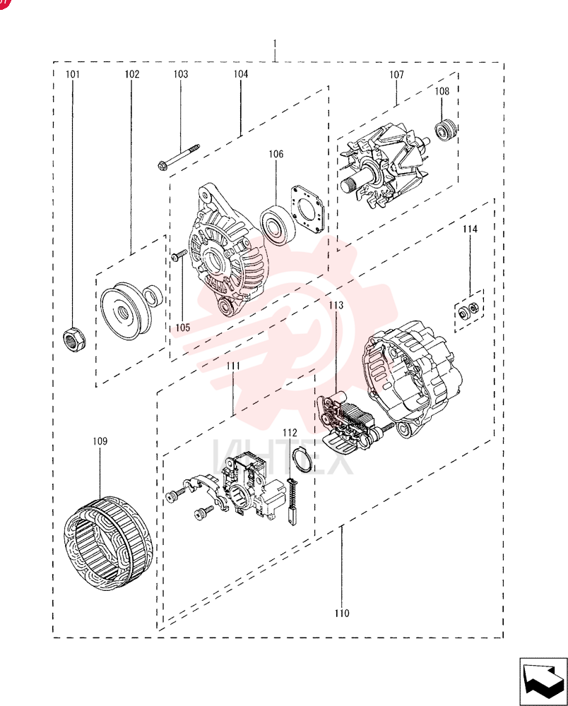 ALTERNATOR VA30A6800801