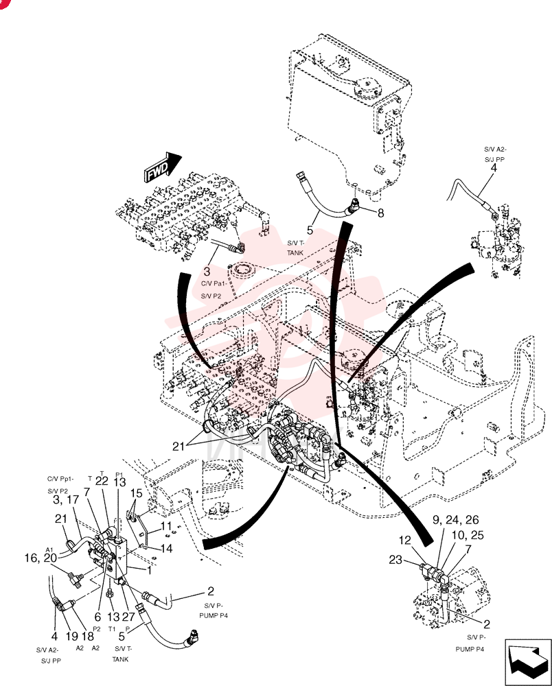 Control Lines, Valve PU64H00029F1 (2)