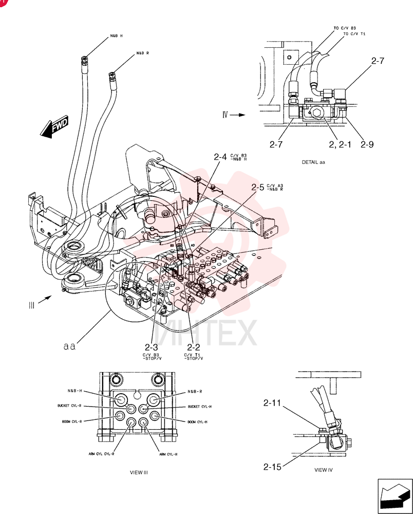 Hyd. Lines, Upp. PU03H00024F1