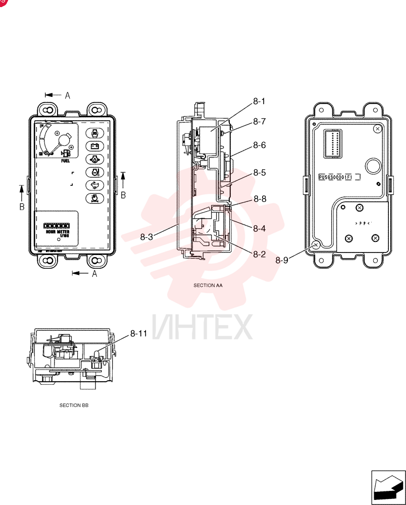 INSTRUMENT PANEL PU59S00001S001