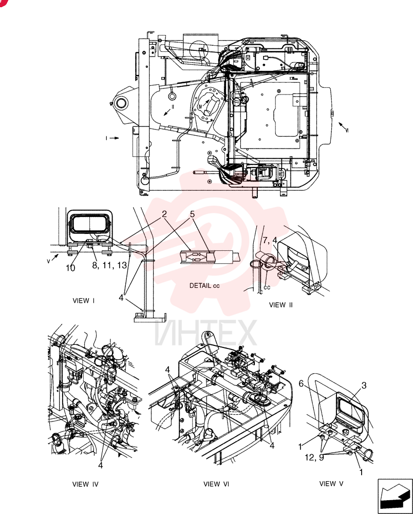 Light Assy. (Hand Rail) PU80E00007F1 (2)