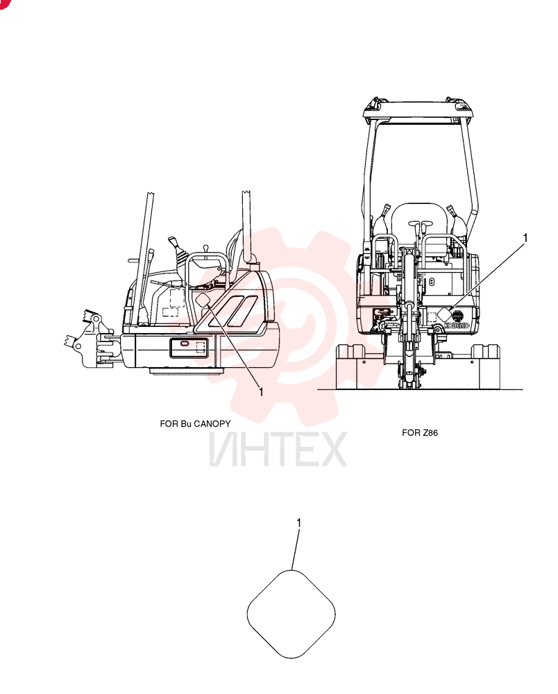 Name Plate Instal (Cema Mark) YN22T00288F1
