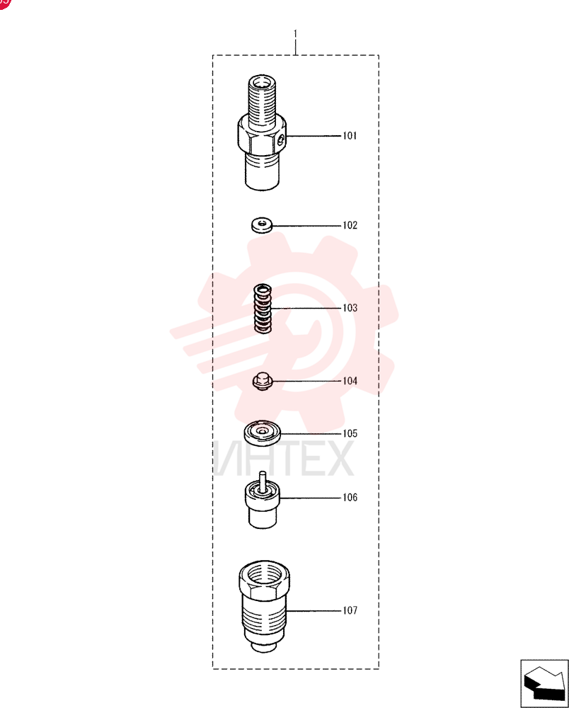 NOZZLE HOLDER VA31A6101010
