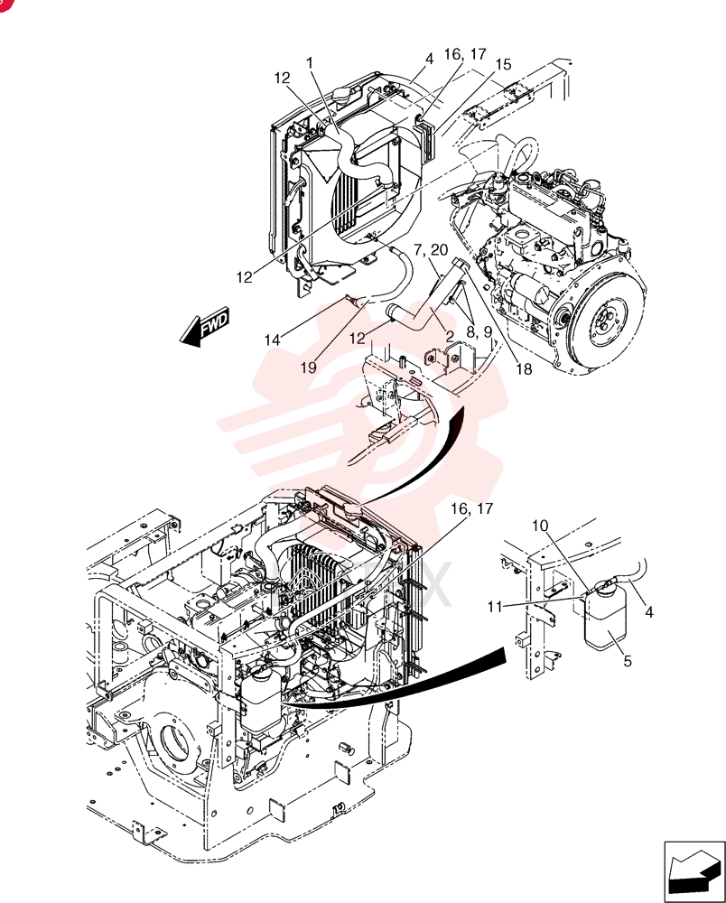 Radiator Group PU05P00020F1