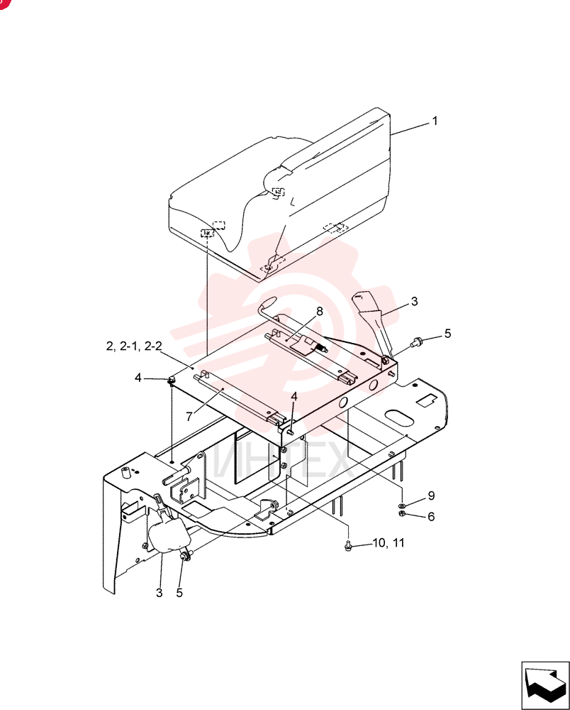 Seat Instal PU25M00022F1