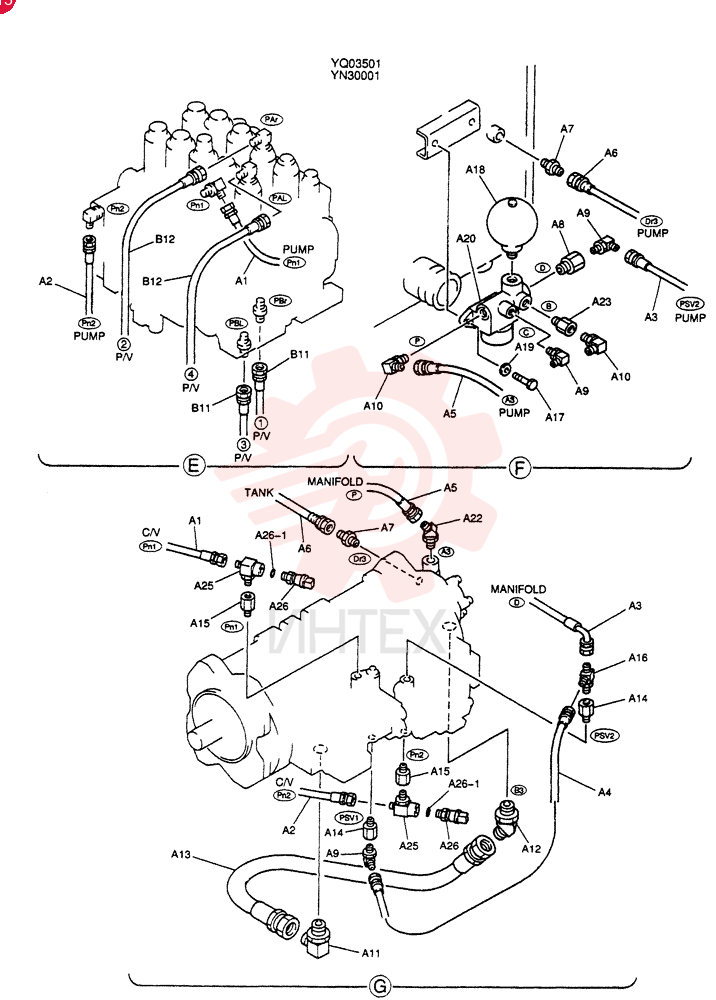 CONTROL LINES, PUMP YN06H00016F1 (2)