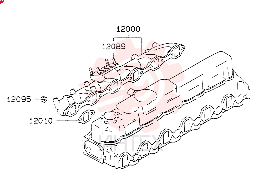 EXHAUST MANIFOLD VAME088908