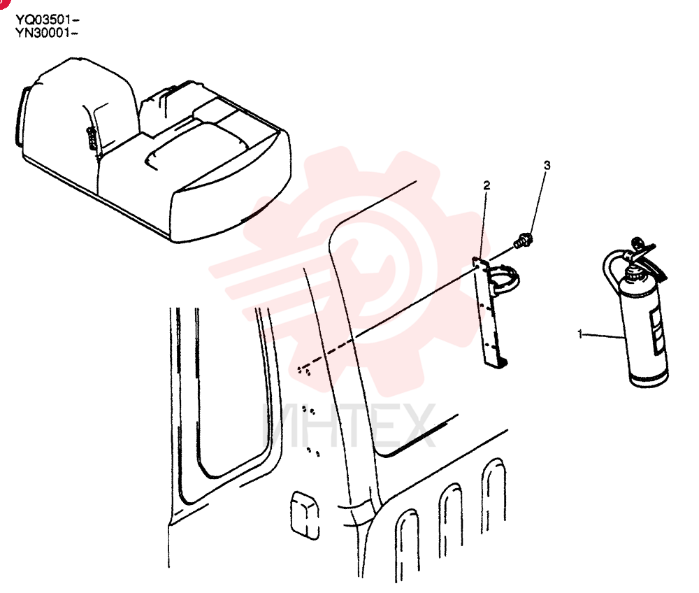 EXTINGUISHER INSTAL YN71H00002F1