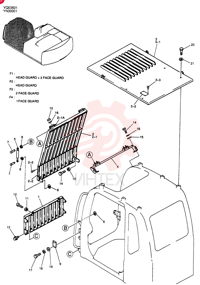 GUARD INSTAL (2FACE GUARD)