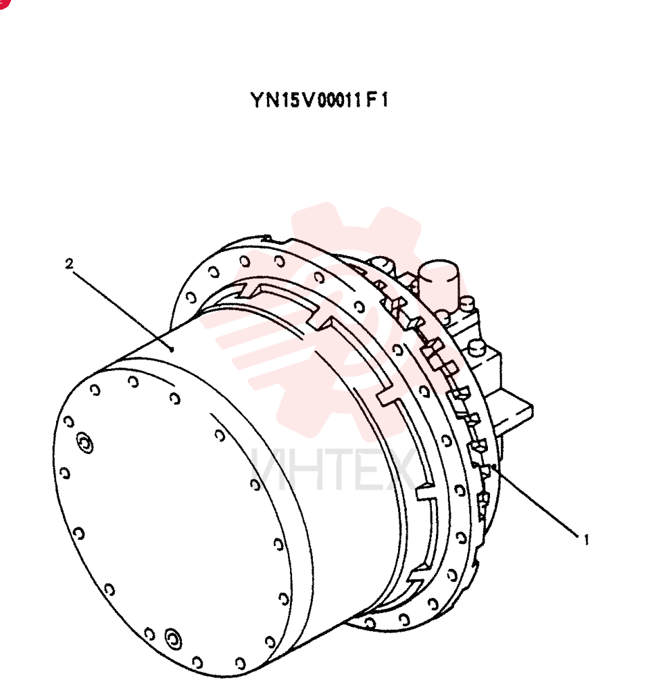 HYDRAULIC MOTOR YN15V00011F1 (1)