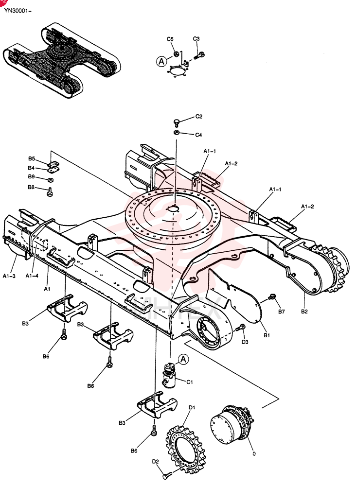 HYDRAULIC MOTOR YN15V00011F1 (2)