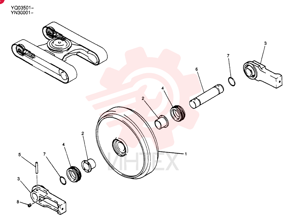 IDLER YN52D00009F1