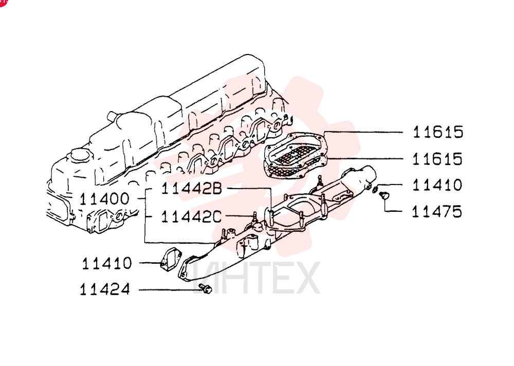 INLET MANIFOLD VAME088376