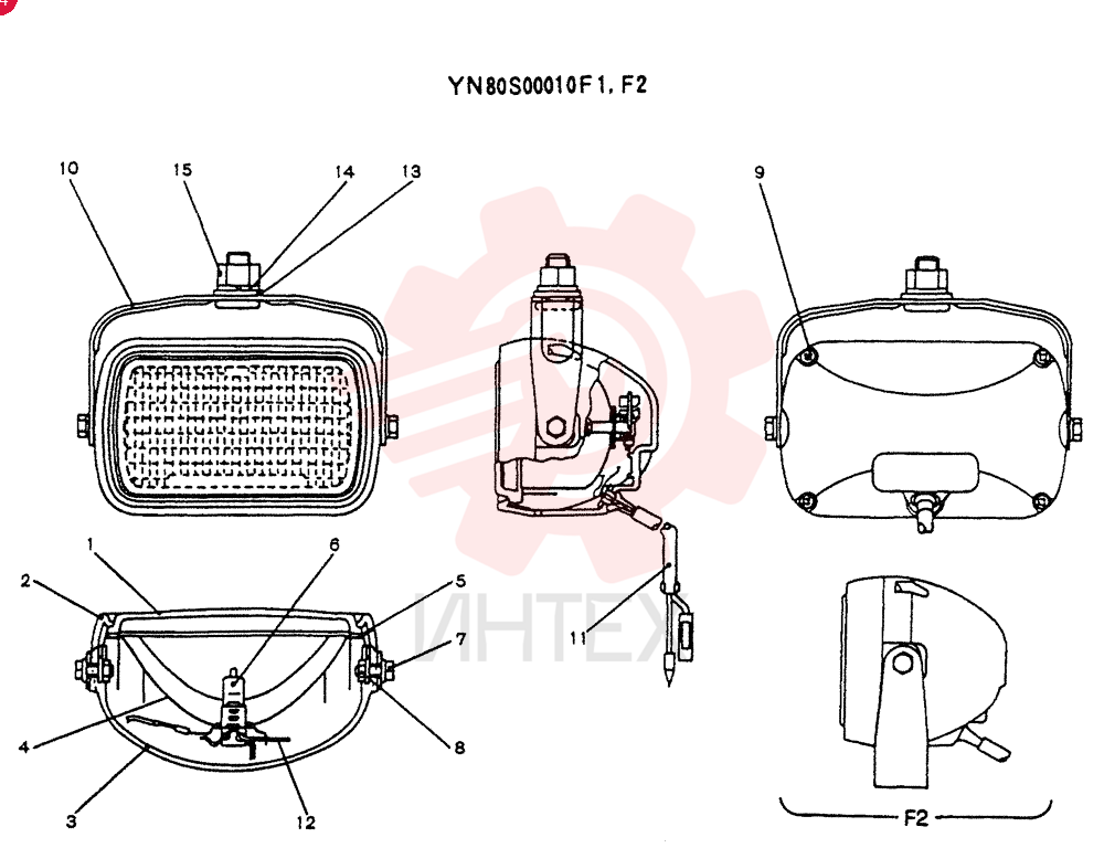 LIGHT ASSY. YN80S00010F1