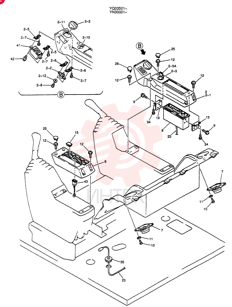 PANEL ASSY, INSTRUMENT(WITHOUT POWER WINDOW) YN17M00010F1 (2)