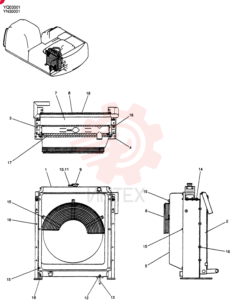 RADIATOR YN05P00024F1
