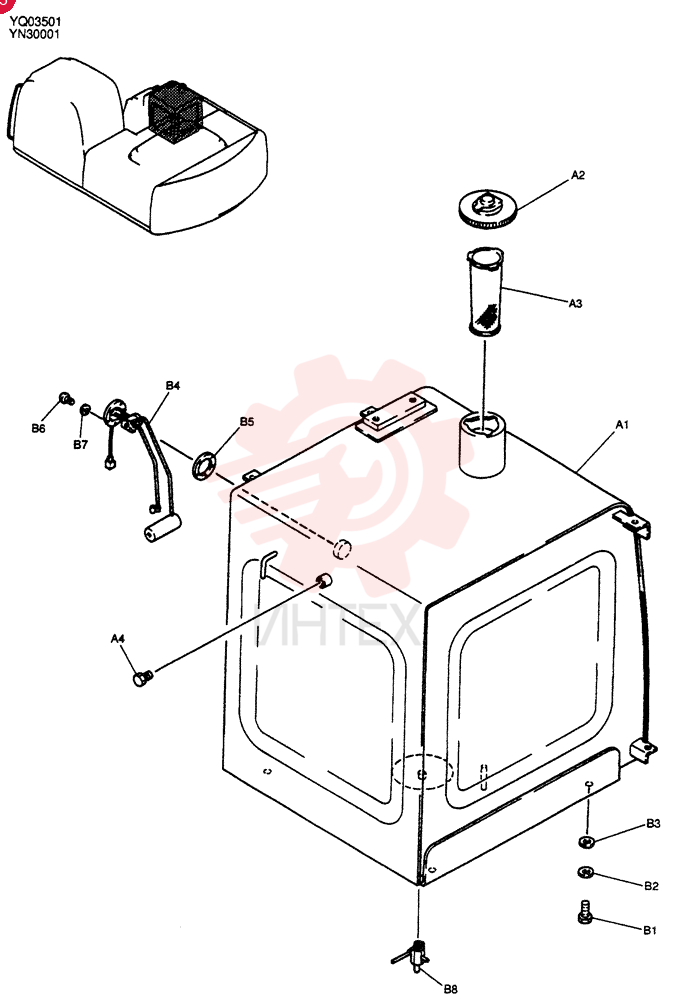 TANK ASSY,FUEL YN20P00027F1
