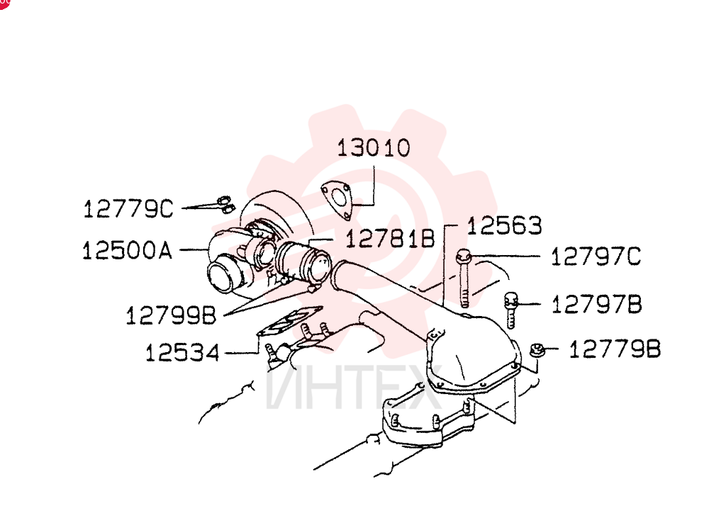 TURBOCHARGER VAME088840 (2)