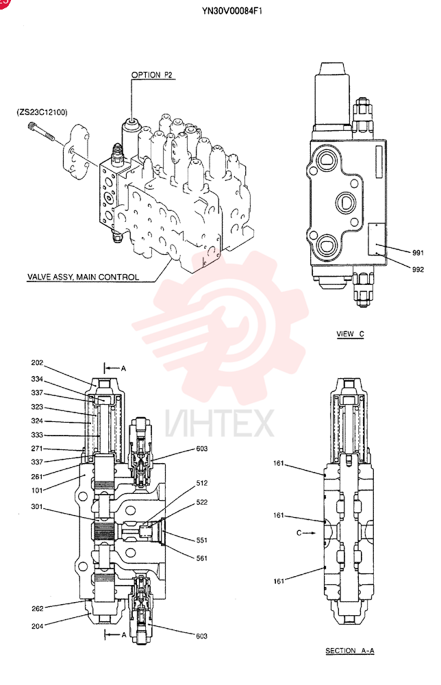 CONTROL VALVE YN30V00084F1