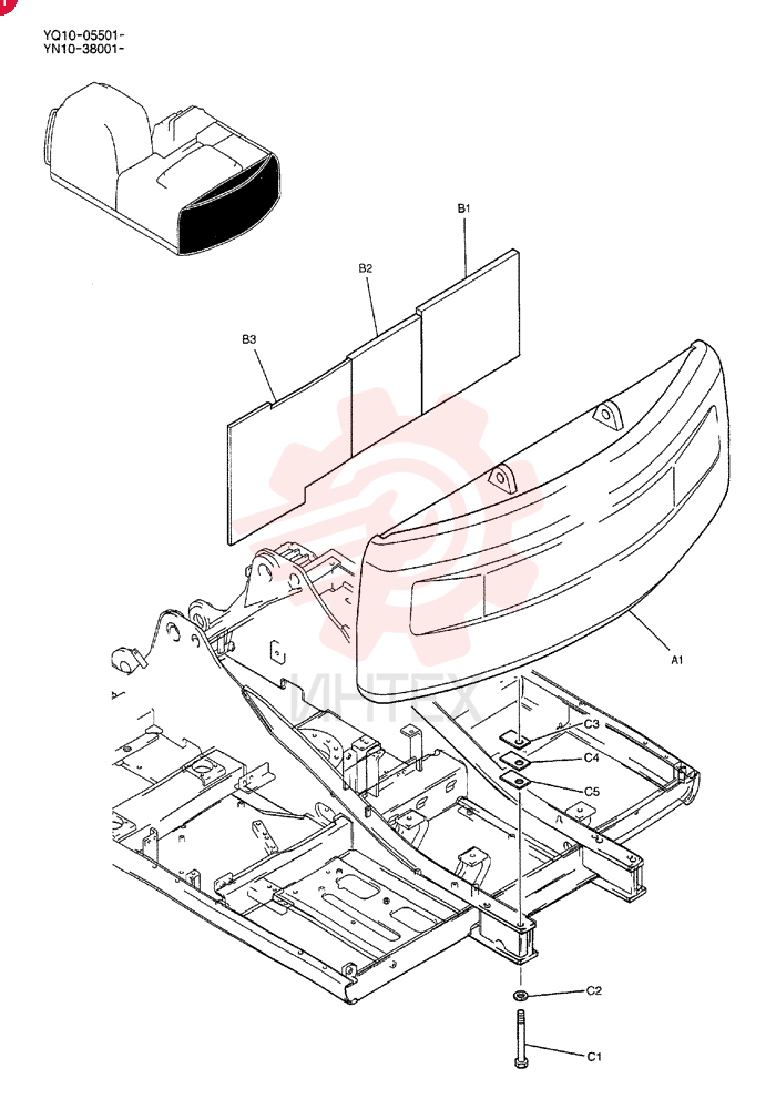 COUNTERWEIGHT (SEMI-GAIN) YN60C00116D1