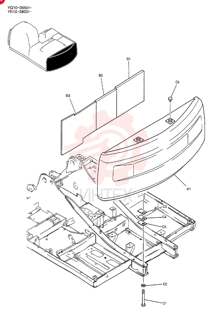 COUNTERWEIGHT (STD) YN60C00102D1