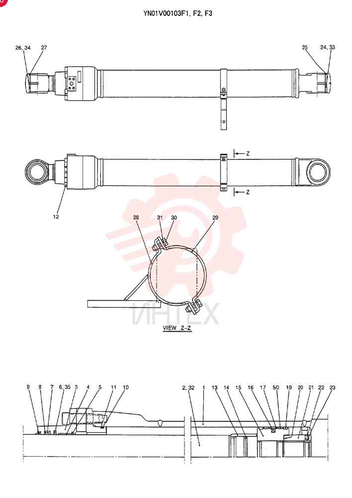 CYLINDER ASSY. YN01V00103F1
