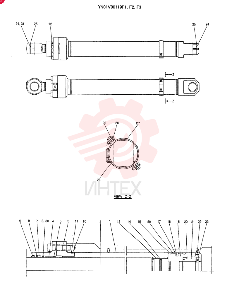 CYLINDER ASSY. YN01V00119F1